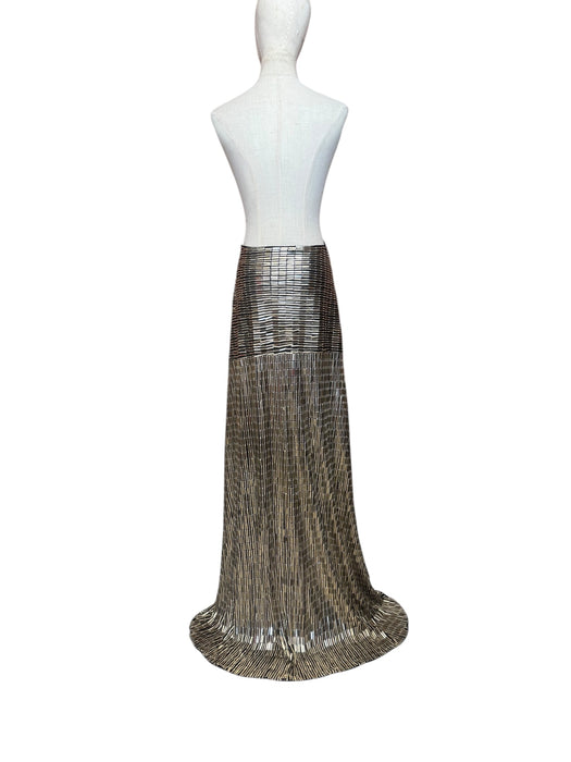 Diana, vintage couture long beaded skirt