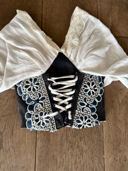 Marley, reworked vintage corseted top