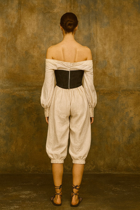Marley, reworked vintage corseted top