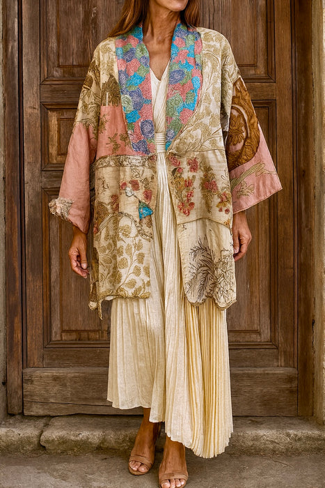 John Rocha, reworked patchwork kimono