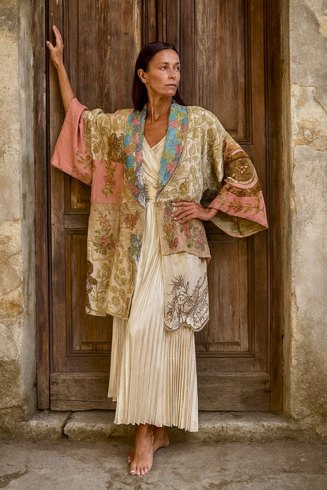 John Rocha, reworked patchwork kimono