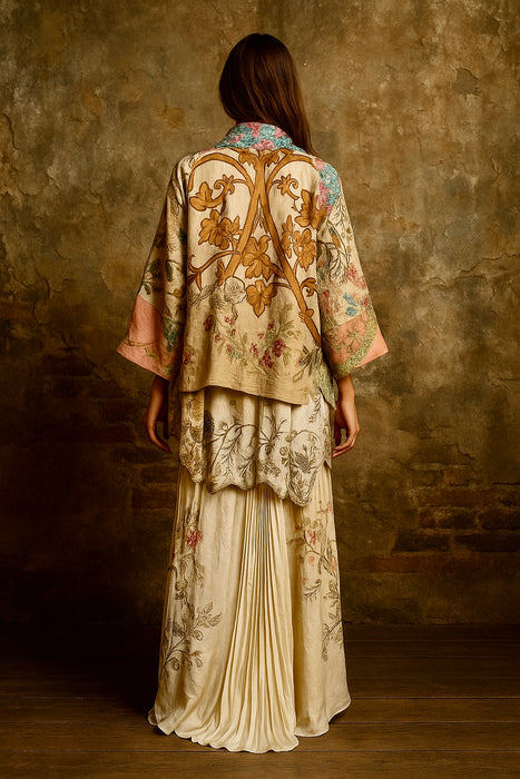 John Rocha, reworked patchwork kimono