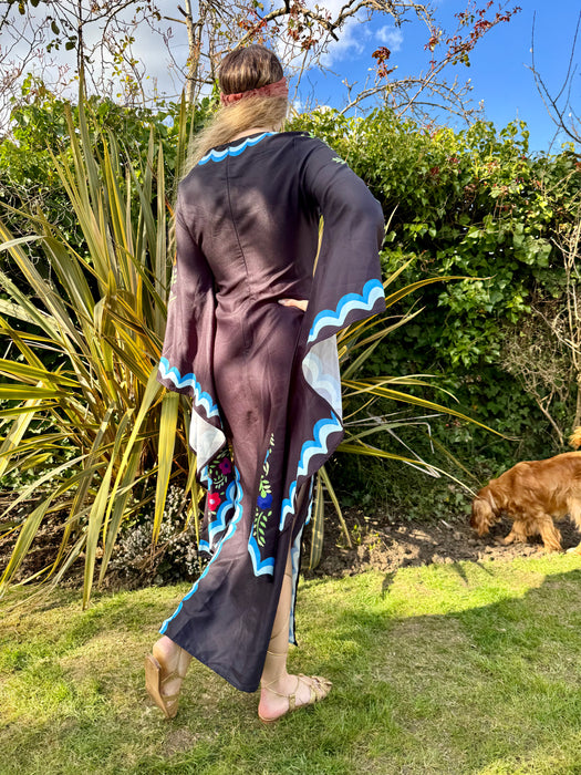 Jasmine, 60s Mexican angel sleeve kaftan dress