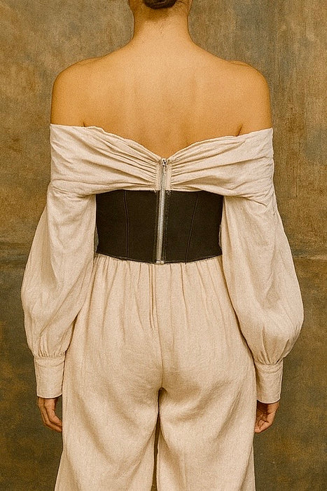 Marley, reworked vintage corseted top