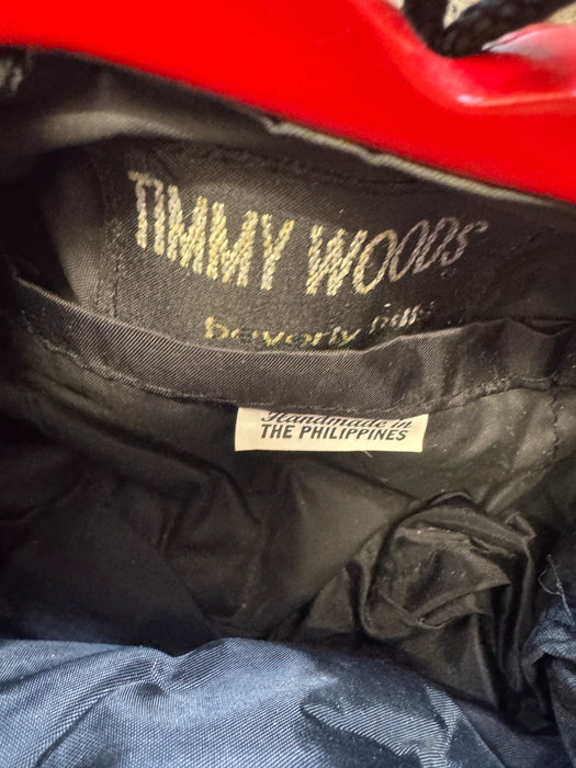 Bisoux, 70s Perspex red lips handbag with red cord