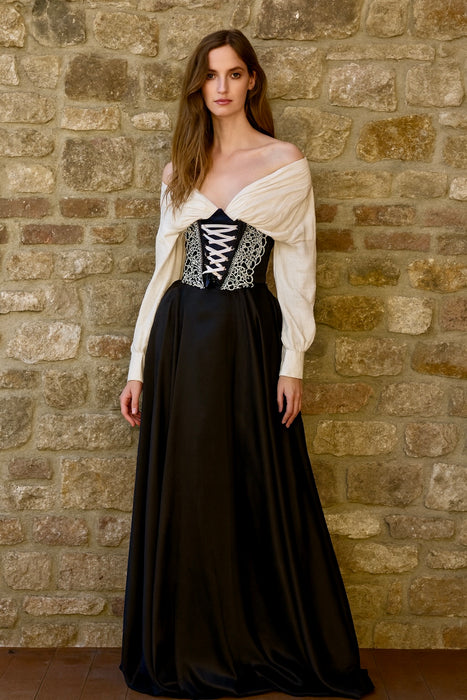 Marley, reworked vintage corseted top