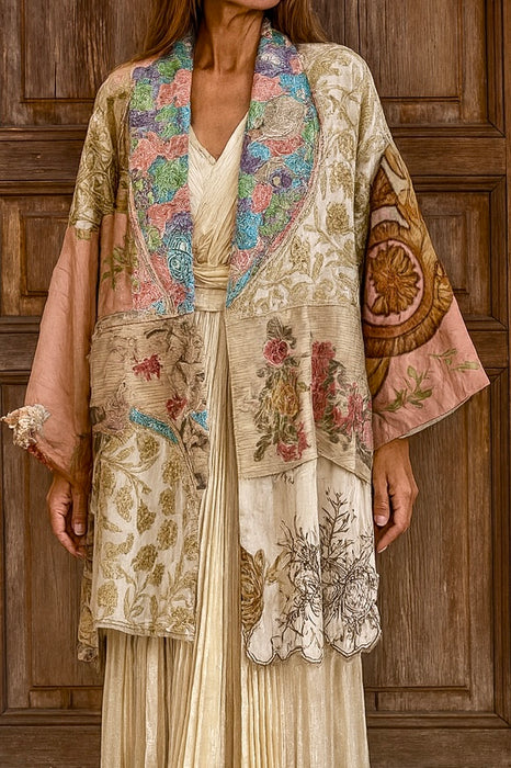 John Rocha, reworked patchwork kimono
