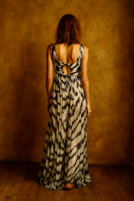 Alexander McQueen, SS12 Tiger print chiffon dress
