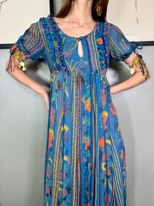 Ossie Clark, Celia Birtwell print dress