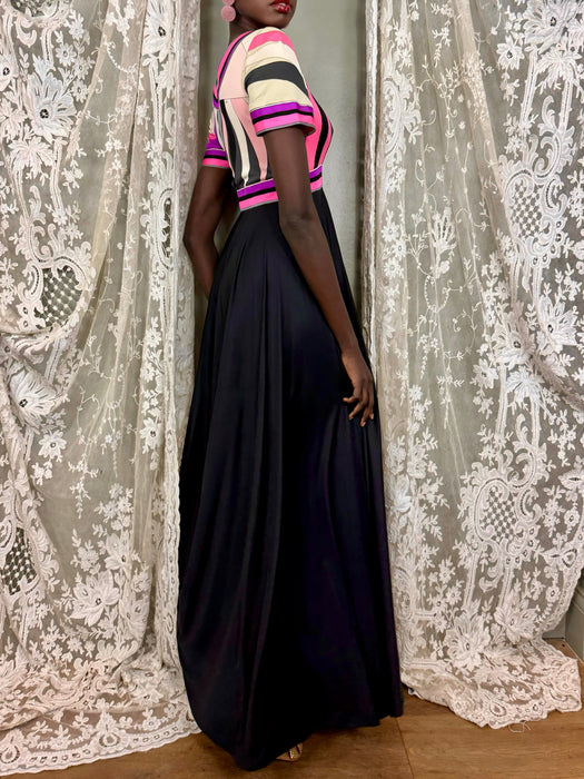 Pucci, 70s long silk dress