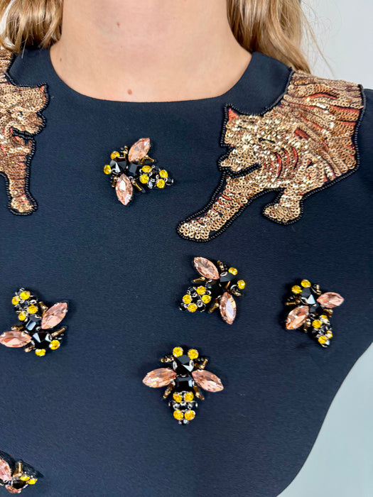 Fabianna, 70s beaded dress