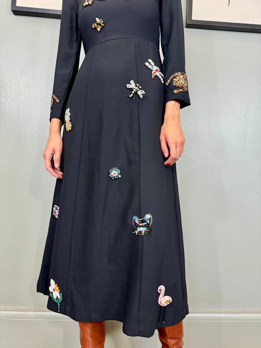 Fabianna, 70s beaded dress