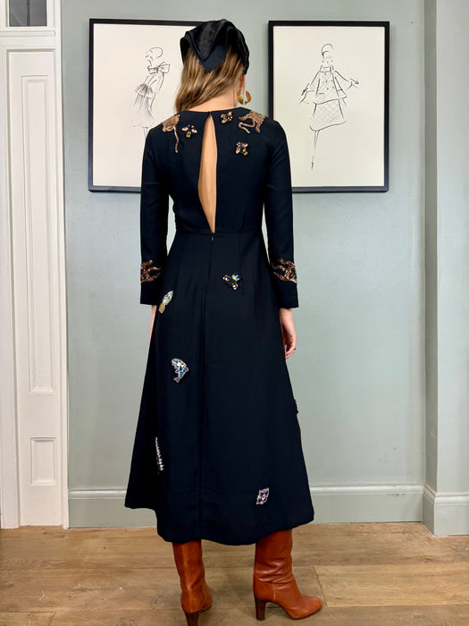 Fabianna, 70s beaded dress