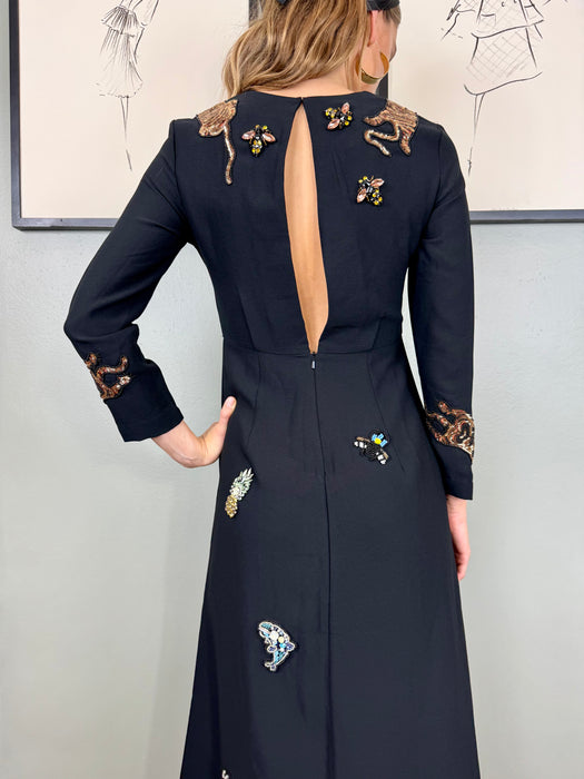 Fabianna, 70s beaded dress