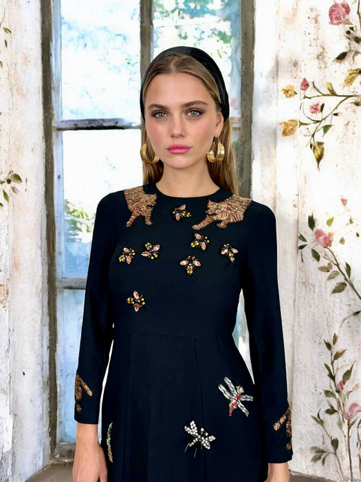 Fabianna, 70s beaded dress
