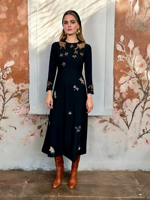 Fabianna, 70s beaded dress