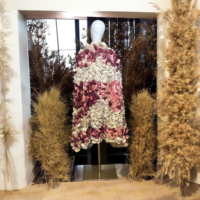 Jamie, 40s silk textured cape