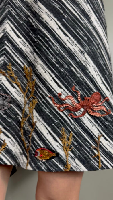 Patricia, Jane Atelier print woven Dress by One Vintage