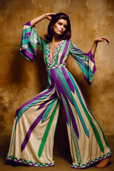 Pucci, 70s iconic silk jersey jumpsuit