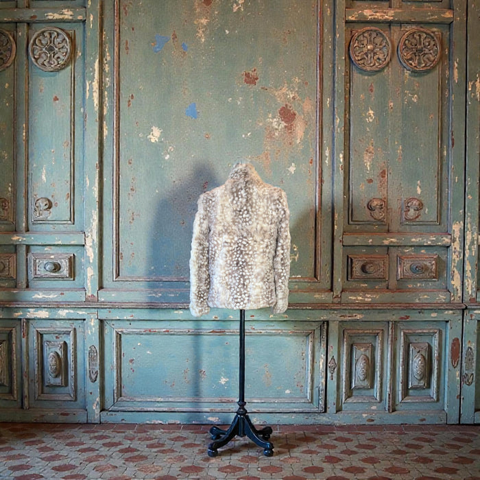 Bambi, 70s rare Bambi print fur jacket
