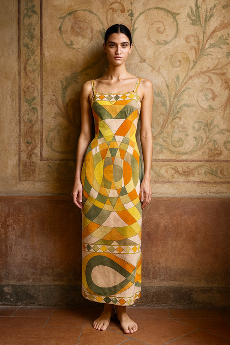 Emilio Pucci, 70s silk print shift dress