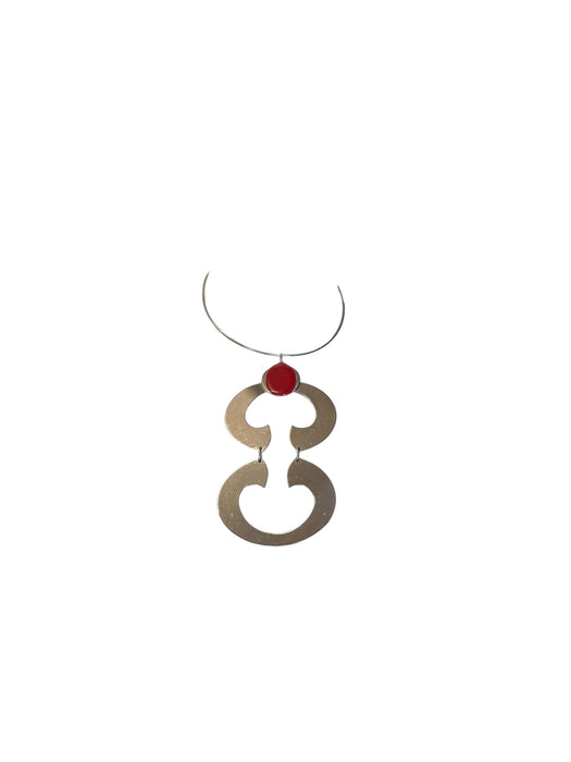 Iris, 60s metal articulated necklace