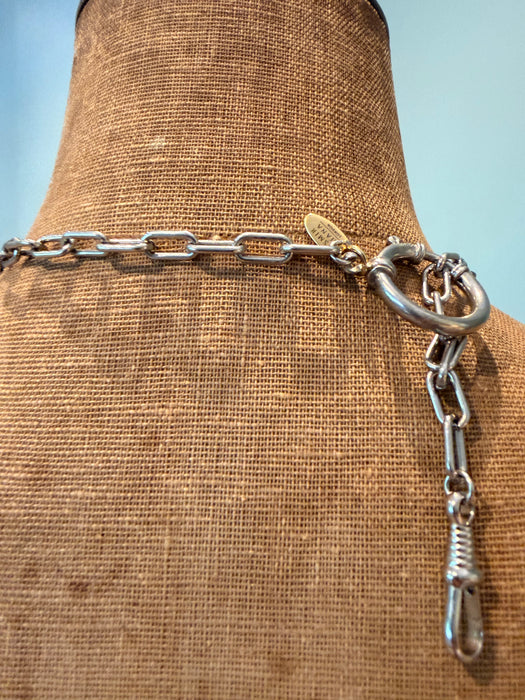 Jasmir, 1970s stranded silver and gemstone necklace