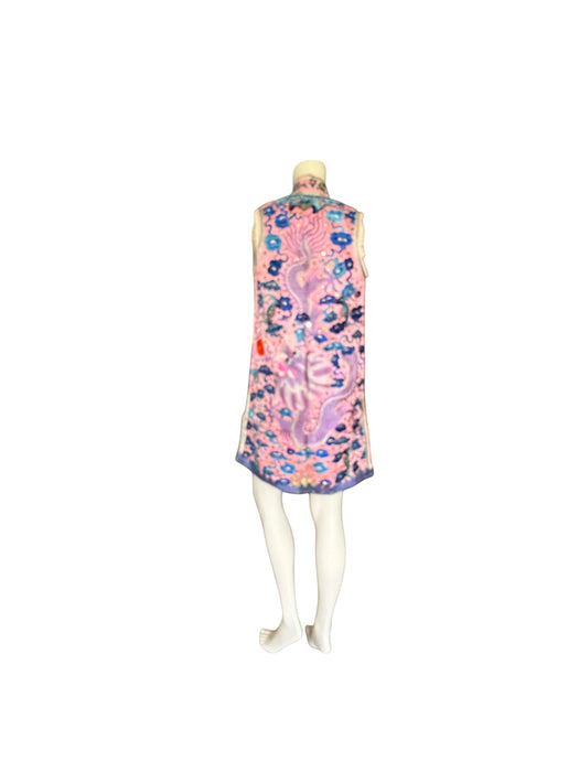 Magda, Late Qing dynasty Chinese silk embroidered waistcoat/dress