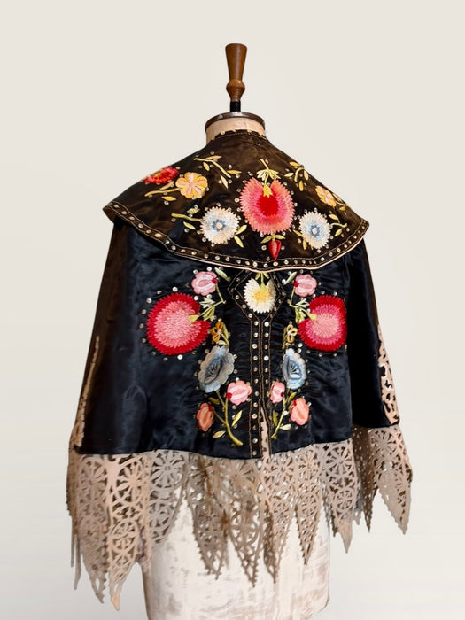 Drew, 30s Matador style Trajes de Luces embroidered and sequins cape