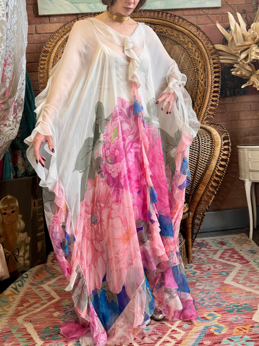 Valentino, 2020 silk chiffon floral dress