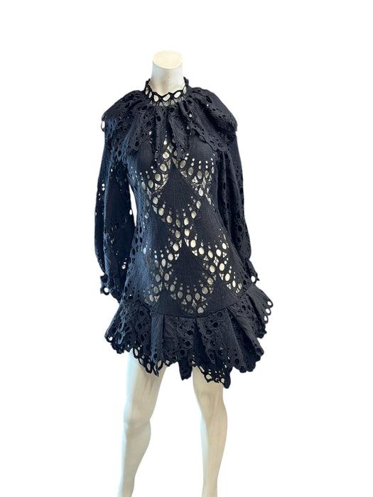 Sofia, vintage eyelet frill dress