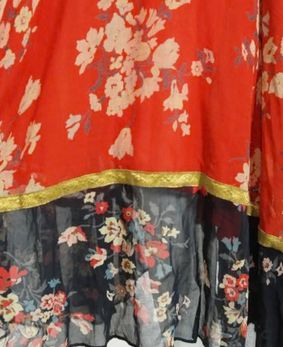 Thea Porter, 1971 documented floral print dress