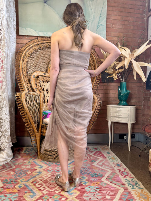 Lanvin, vintage tulle pleated dress