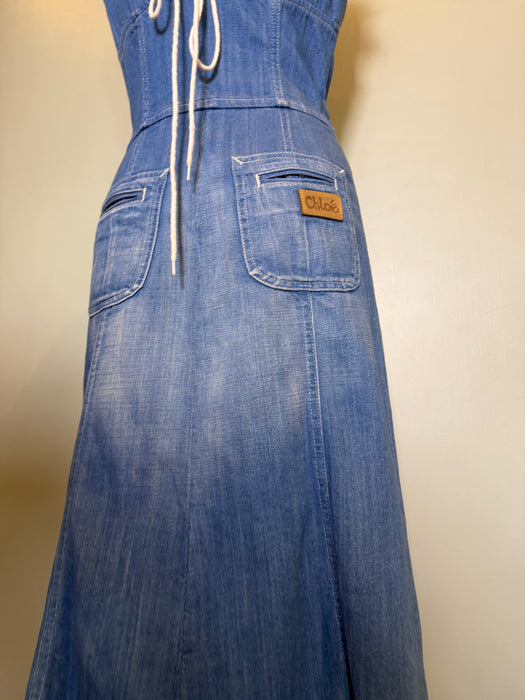 Chloé, 2004 by Phoebe Philo denim dress