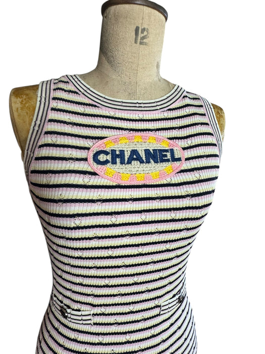 Chanel, Y2K mini knit dress