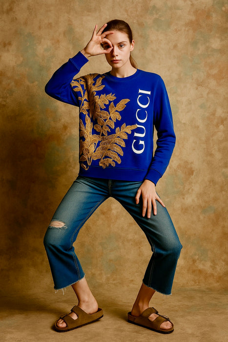 Gucci, reworked 70s Men’s cotton sweatshirt