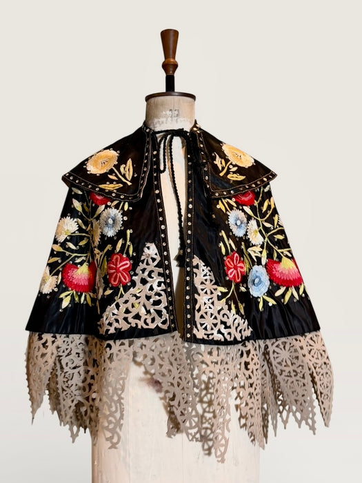 Drew, 30s Matador style Trajes de Luces embroidered and sequins cape