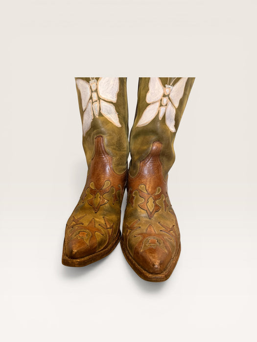 Austin, 2020 R. Soles hand painted tooled cowboy boots