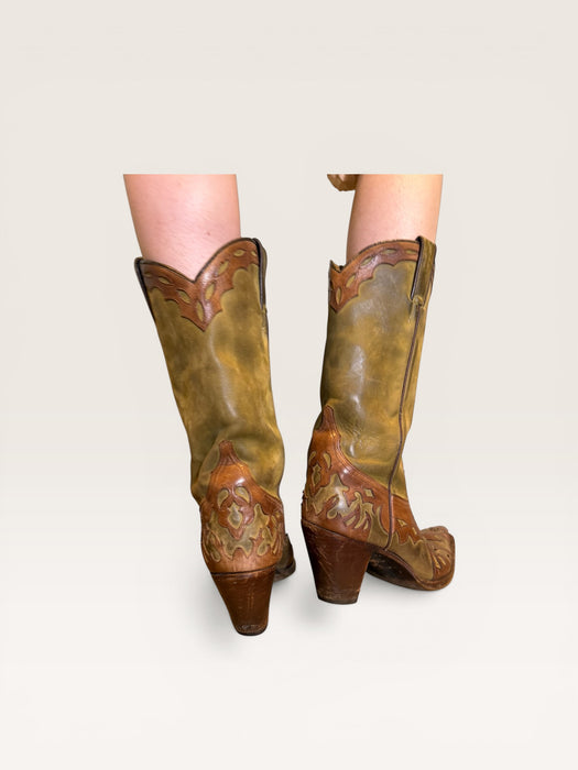 Austin, 2020 R. Soles hand painted tooled cowboy boots