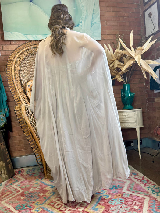 Pilar, 70s chiffon and beaded Goddess dress