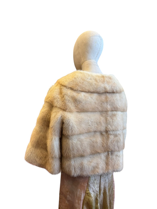 Taylor, 60s blonde mink jacket