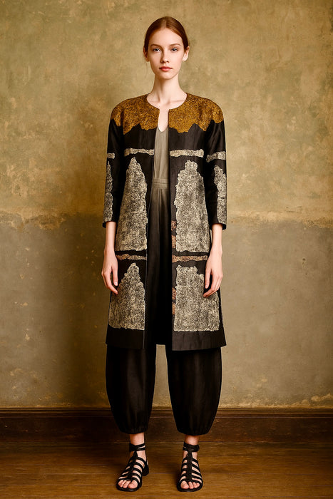 Dries Van Noten, Y2K silk damask jacket