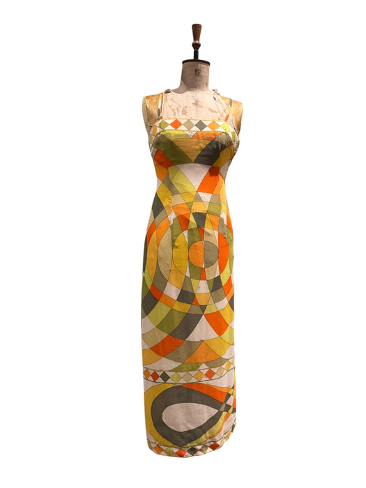 Emilio Pucci, 70s silk print shift dress