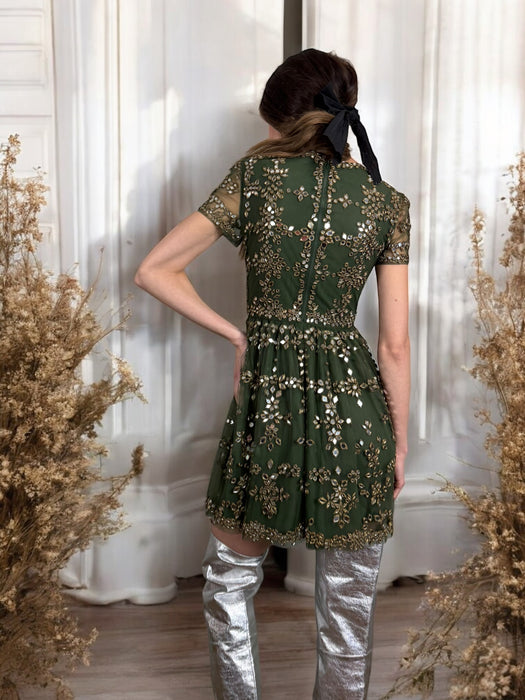 Valentino, 2019 Runway tulle and mirror dress