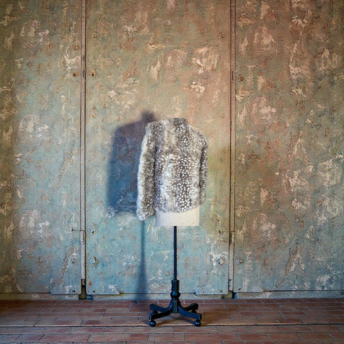 Bambi, 70s rare Bambi print fur jacket