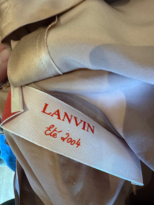 Lanvin, 2005 silk tiered beaded short dress