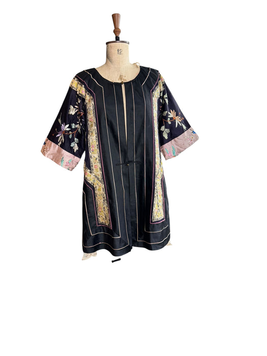 Troy, 30s silk embroidered and beaded Chinese jacket