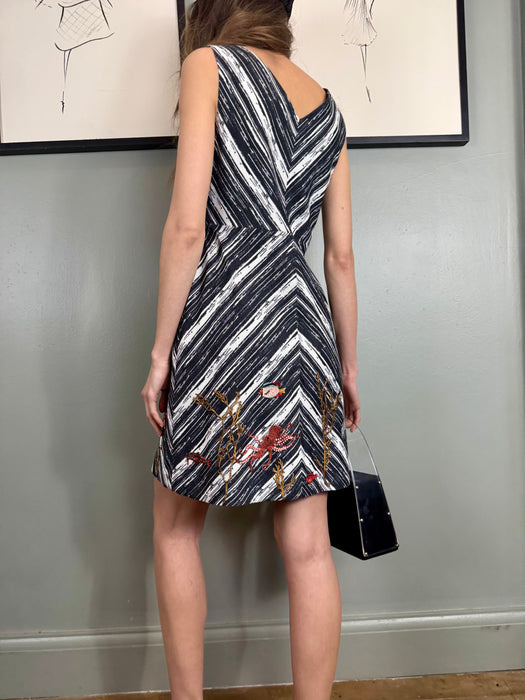 Patricia, Jane Atelier print woven Dress by One Vintage