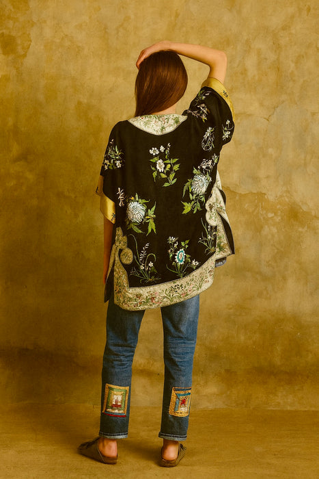 Tara, original 1930s silk Chinese embroidered overcoat