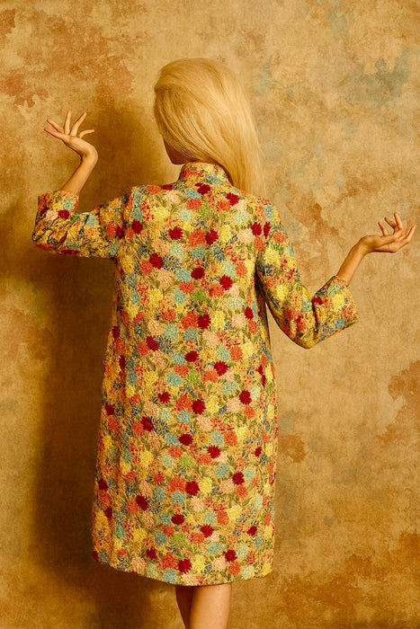 Dune, 40s floral hand ribbon coat
